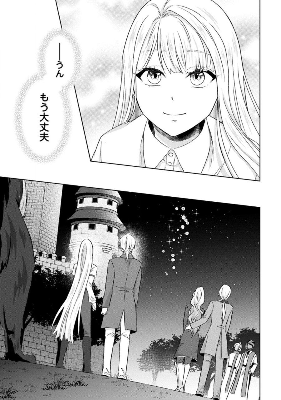 断罪されている悪役令嬢と入れ替わって婚約者たちをぶっ飛ばしたら、溺愛が待っていました 第32.1話 - Page 5