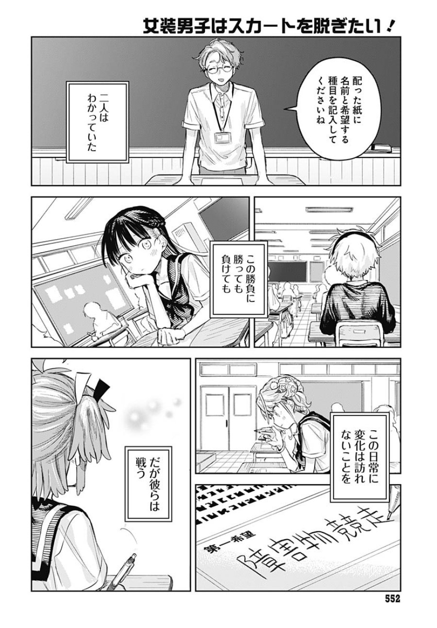 女装男子はスカートを脱ぎたい！ 第9話 - Trang 24