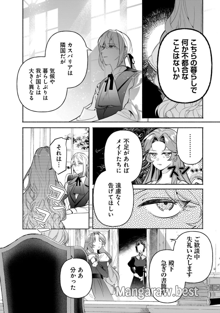 敵国で冷遇された皇女様は夫の愛に気づかない 第3.2話 - Trang 9