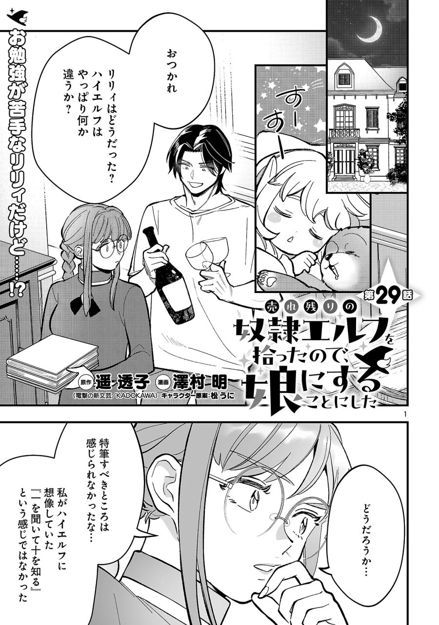 売れ残りの奴隷エルフを拾ったので、娘にすることにした 第29.1話 - Page 3