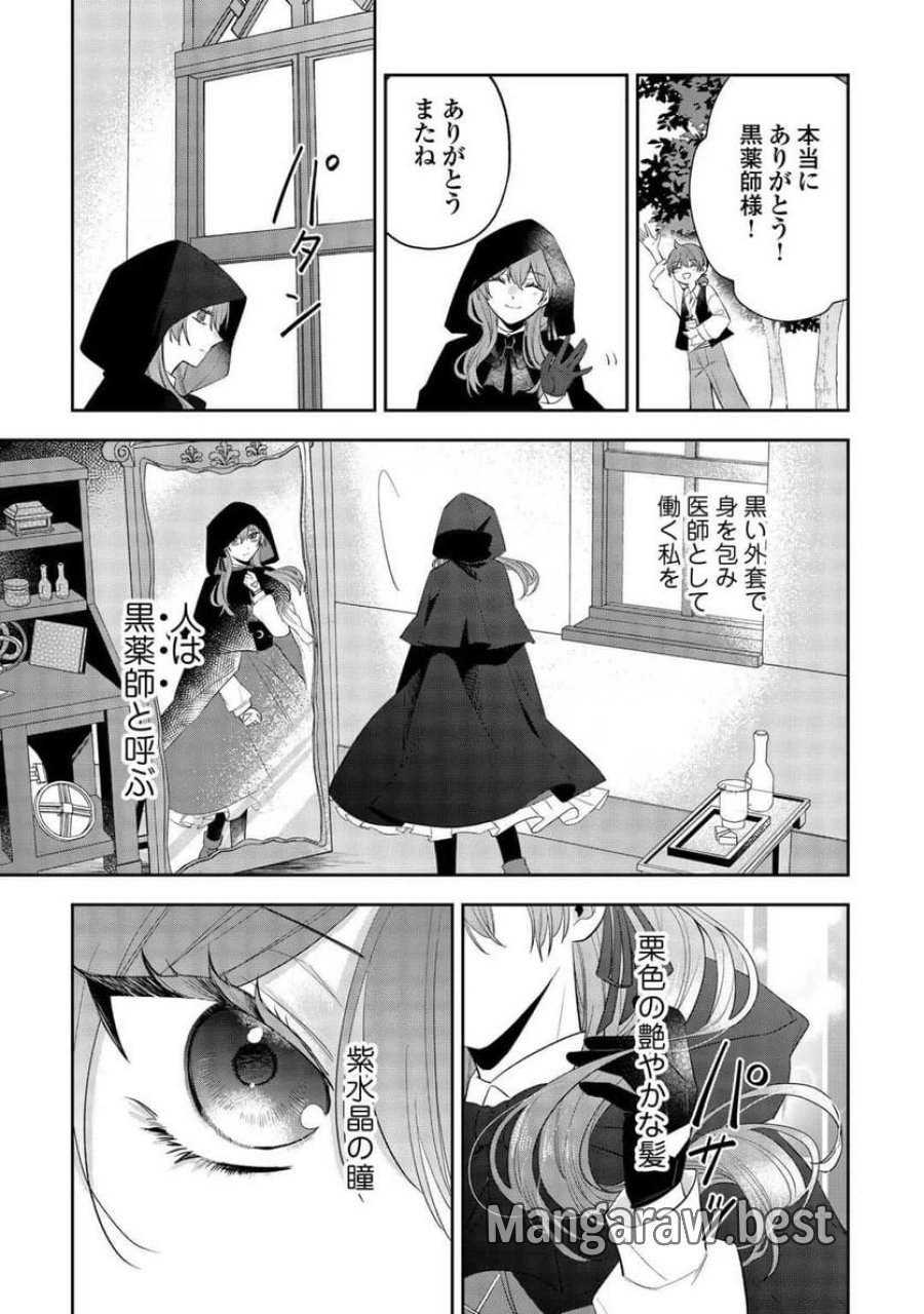 前世で処刑された聖女、今は黒薬師と呼ばれています 第1話 - Page 5
