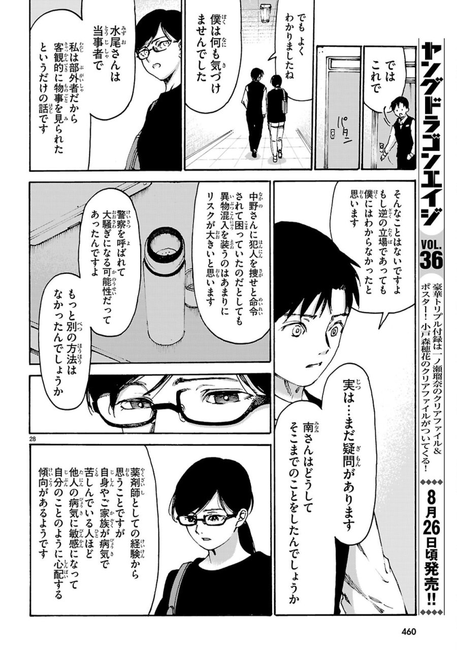 薬剤師・毒島花織の名推理 第8話 - Page 28