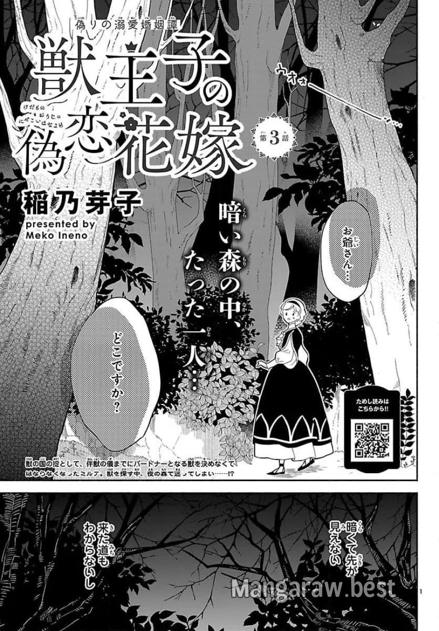 獣王子の偽恋花嫁 第3話 - Page 1
