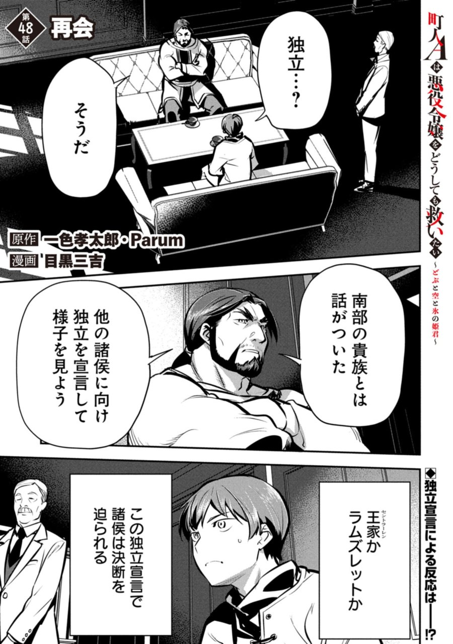 町人Aは悪役令嬢をどうしても救いたい 第48.1話 - Trang 1