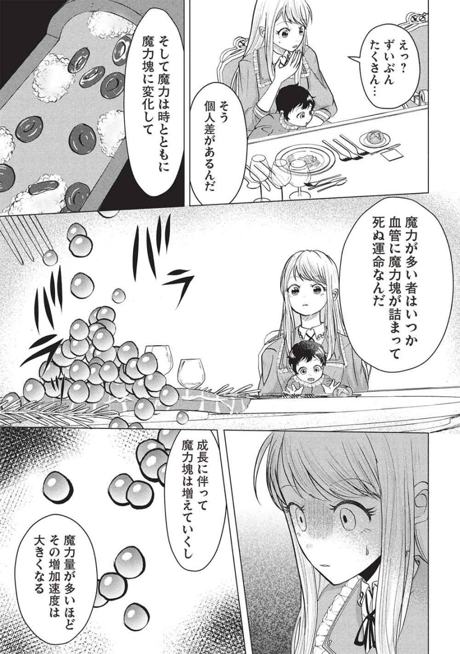 1年限りの契約婚(公爵様の溺愛付き!) ～英雄の継母になった私は、どうやら聖女の末裔のようです～ 第6話 - Page 17