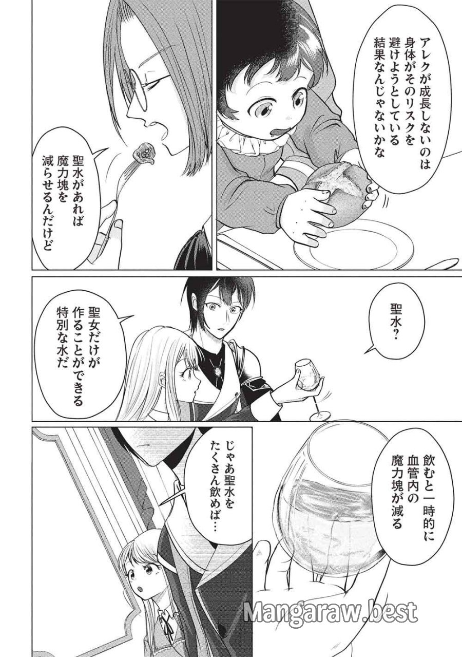 1年限りの契約婚(公爵様の溺愛付き!) ～英雄の継母になった私は、どうやら聖女の末裔のようです～ 第6話 - Page 18