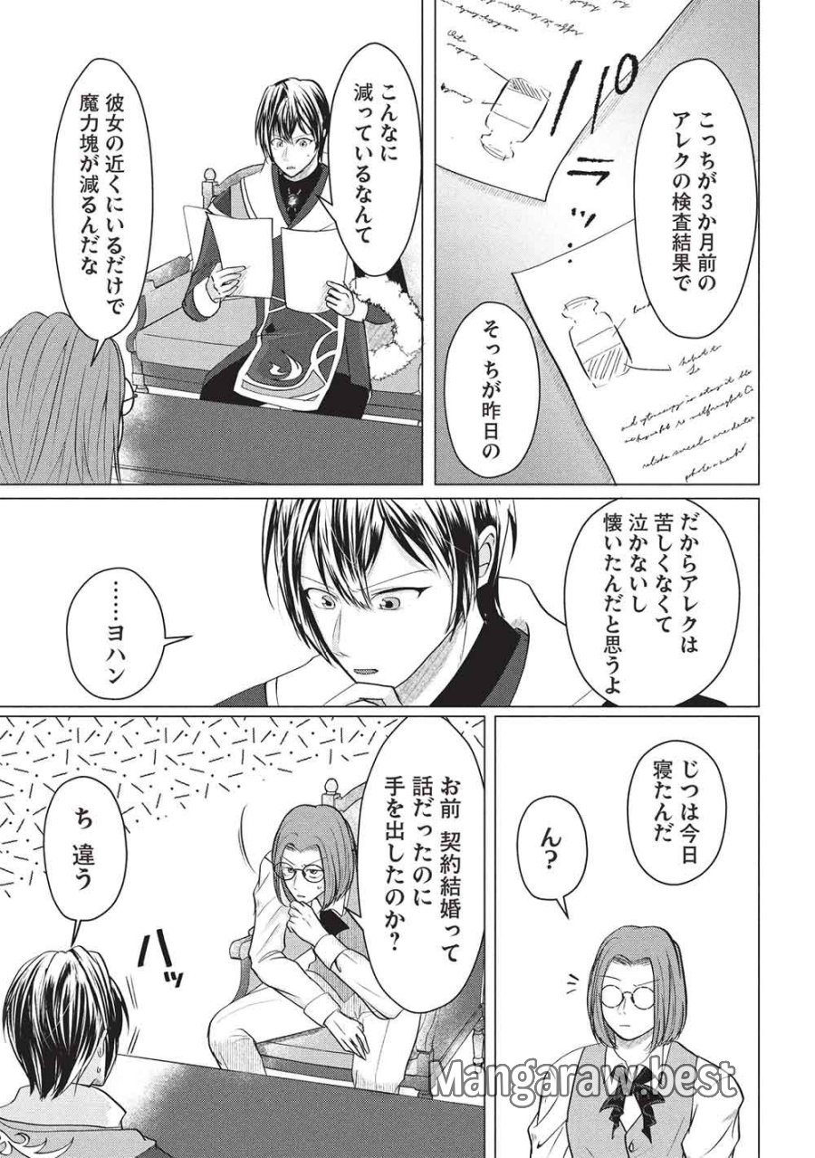 1年限りの契約婚(公爵様の溺愛付き!) ～英雄の継母になった私は、どうやら聖女の末裔のようです～ 第6話 - Page 23