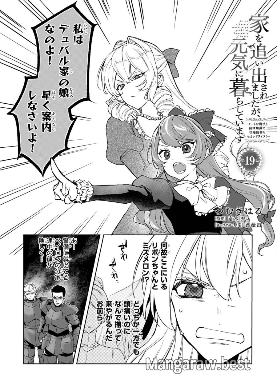 家を追い出されましたが、元気に暮らしています～チートな魔法と前世知識で快適便利なセカンドライフ！～（旧題　家を追い出されましたが、元気に暮らしています） 第19話 - Page 1