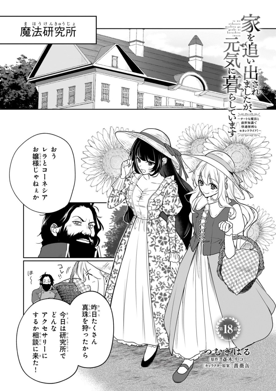家を追い出されましたが、元気に暮らしています～チートな魔法と前世知識で快適便利なセカンドライフ！～（旧題　家を追い出されましたが、元気に暮らしています） 第18話 - Page 1