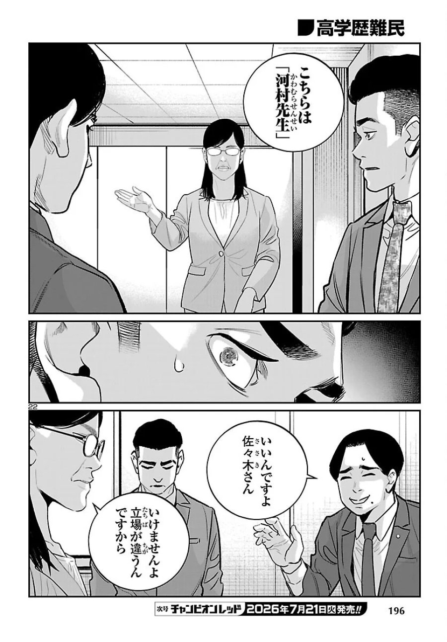 高学歴難民 第11話 - Page 22
