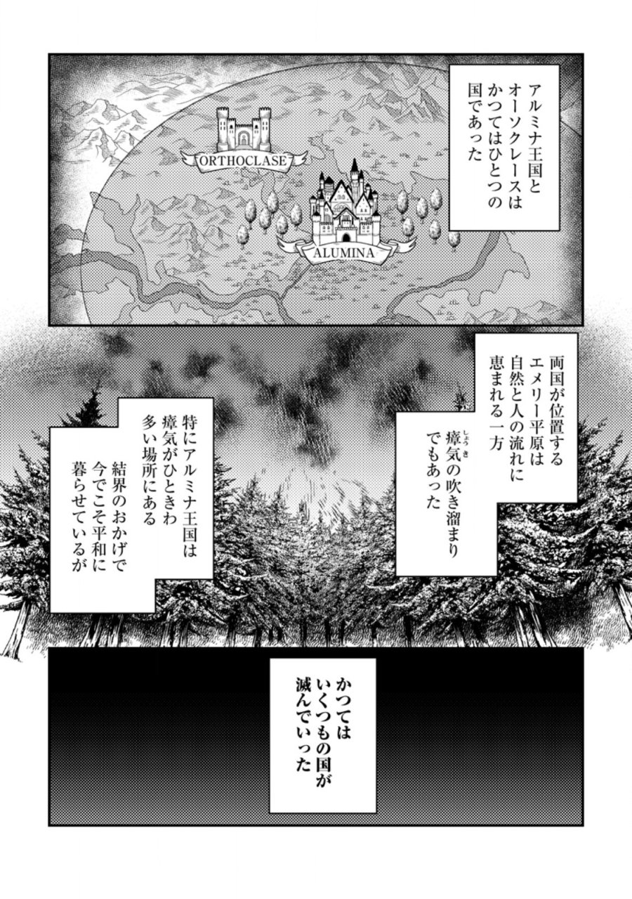 宝石の聖女―「欲深女め!」と追放されたけど、隣国の王子様と幸せに暮らすのであとはもうご勝手に!― 第6.1話 - Page 1