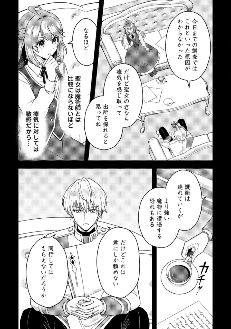 宝石の聖女―「欲深女め!」と追放されたけど、隣国の王子様と幸せに暮らすのであとはもうご勝手に!― 第5.1話 - Page 4