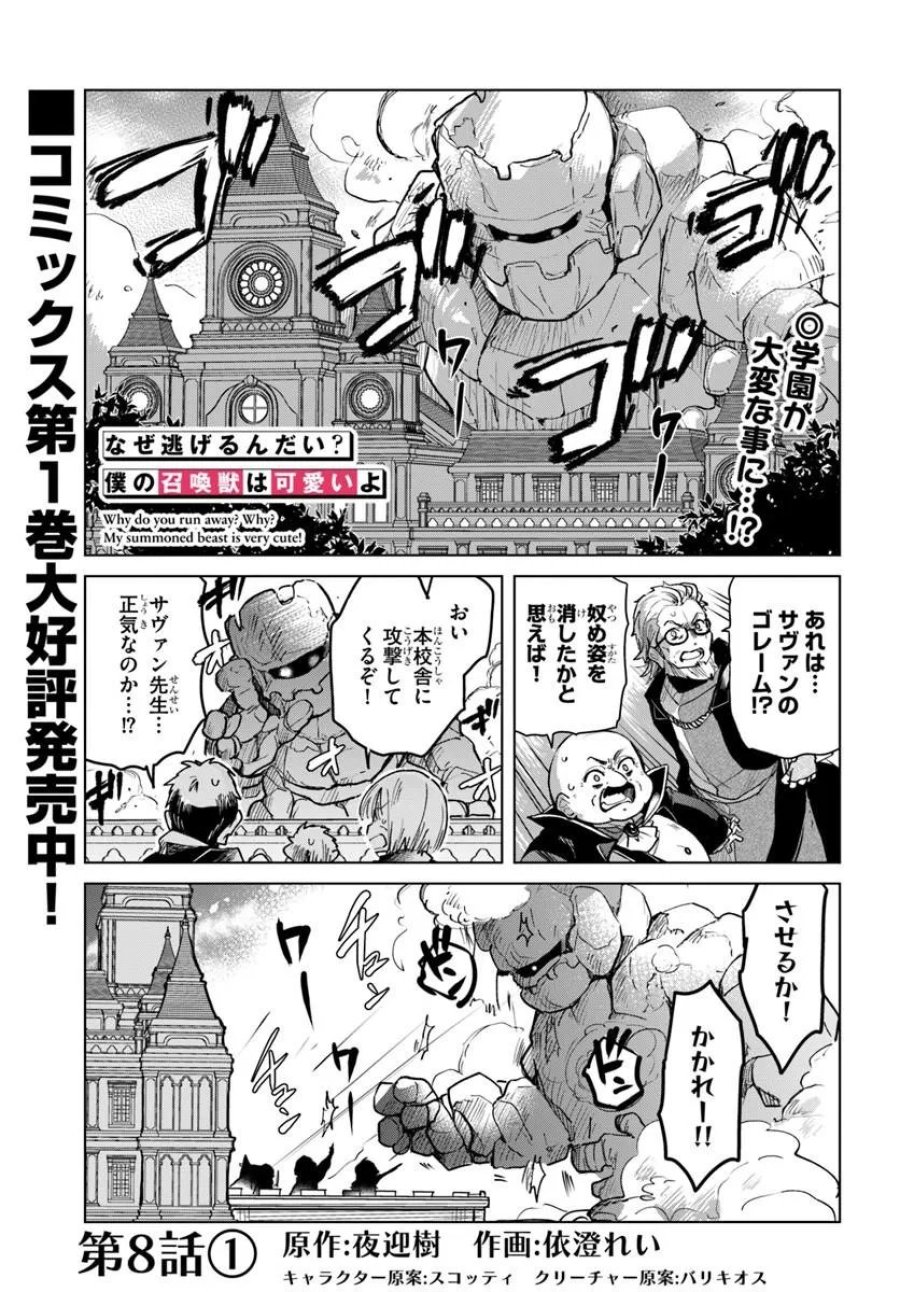 なぜ逃げるんだい? 僕の召喚獣は可愛いよ 第8.1話 - Page 1