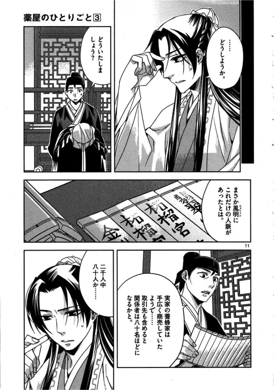 薬屋のひとりごと~猫猫の後宮謎解き手帳~ 第13話 - Trang 11
