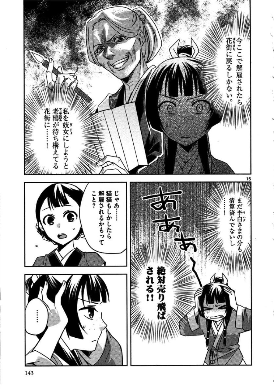薬屋のひとりごと~猫猫の後宮謎解き手帳~ 第13話 - Trang 15