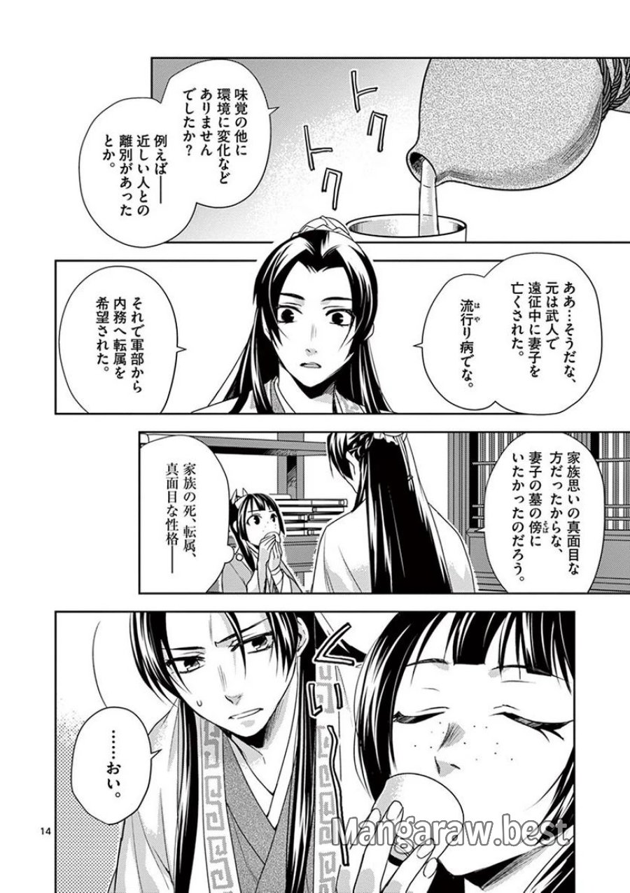 薬屋のひとりごと~猫猫の後宮謎解き手帳~ 第15話 - Trang 14