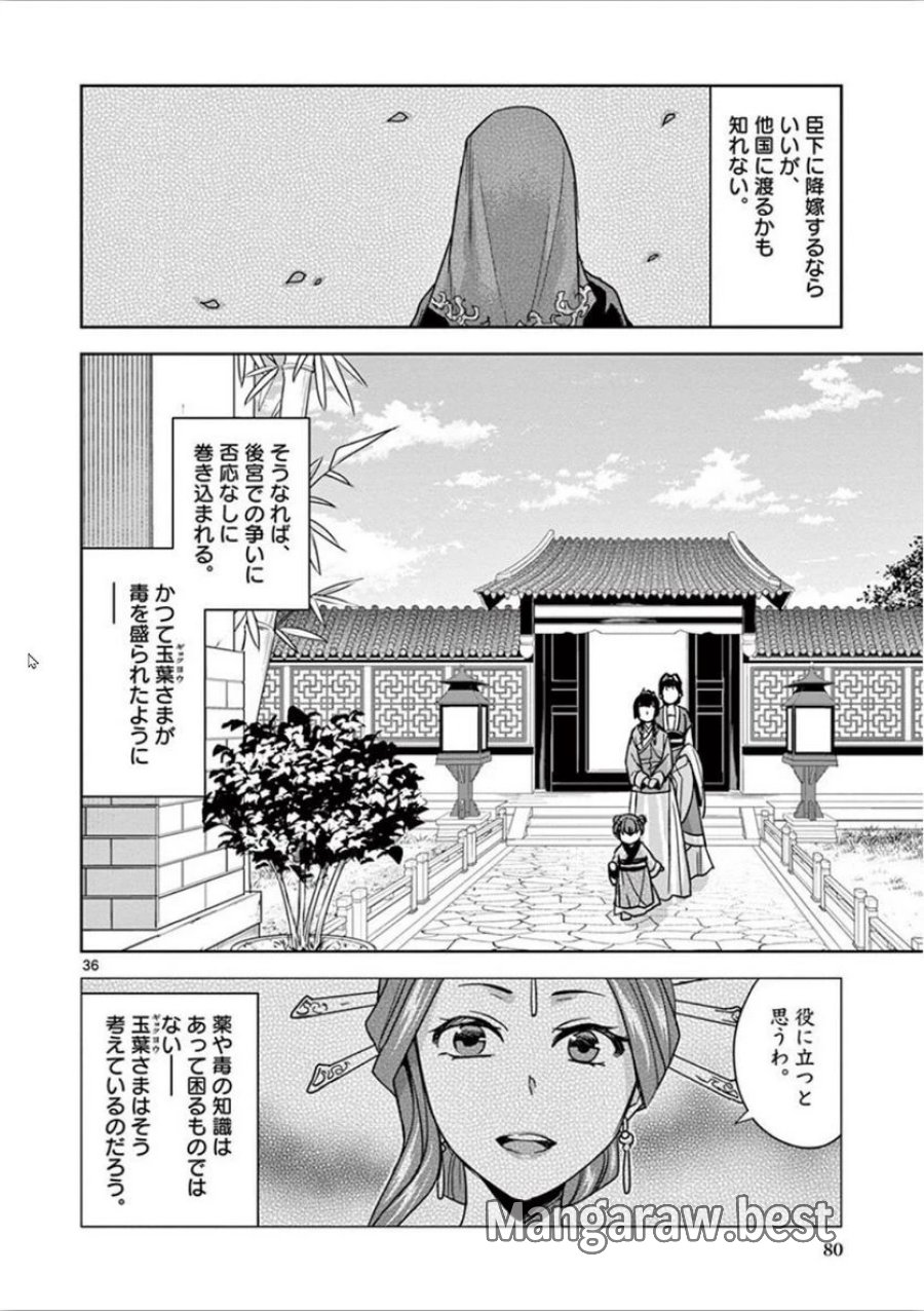 薬屋のひとりごと~猫猫の後宮謎解き手帳~ 第31話 - Trang 36