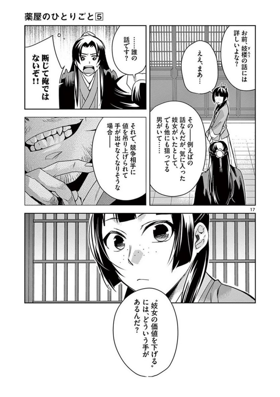 薬屋のひとりごと~猫猫の後宮謎解き手帳~ 第21話 - Trang 17