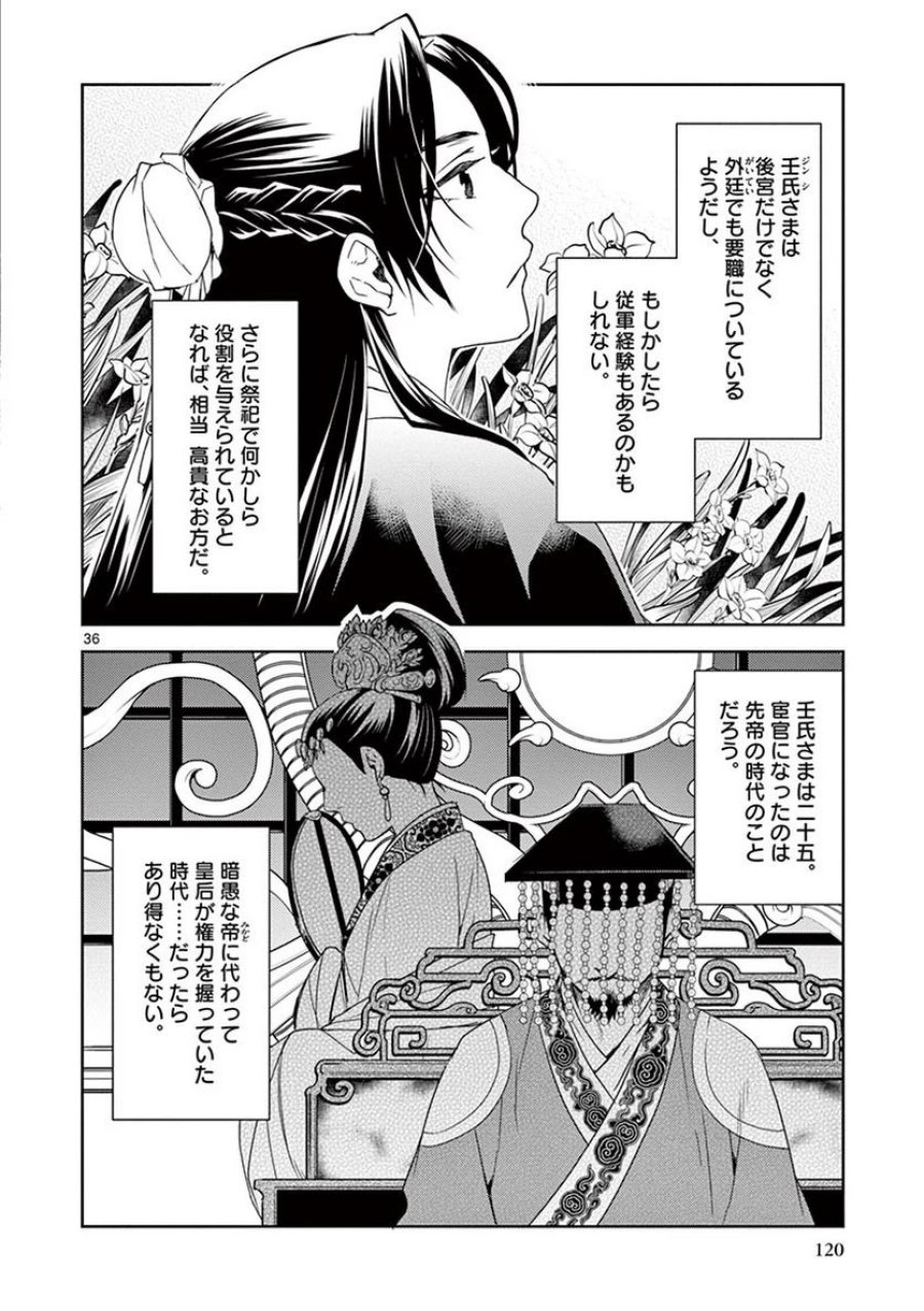 薬屋のひとりごと~猫猫の後宮謎解き手帳~ 第21話 - Trang 36