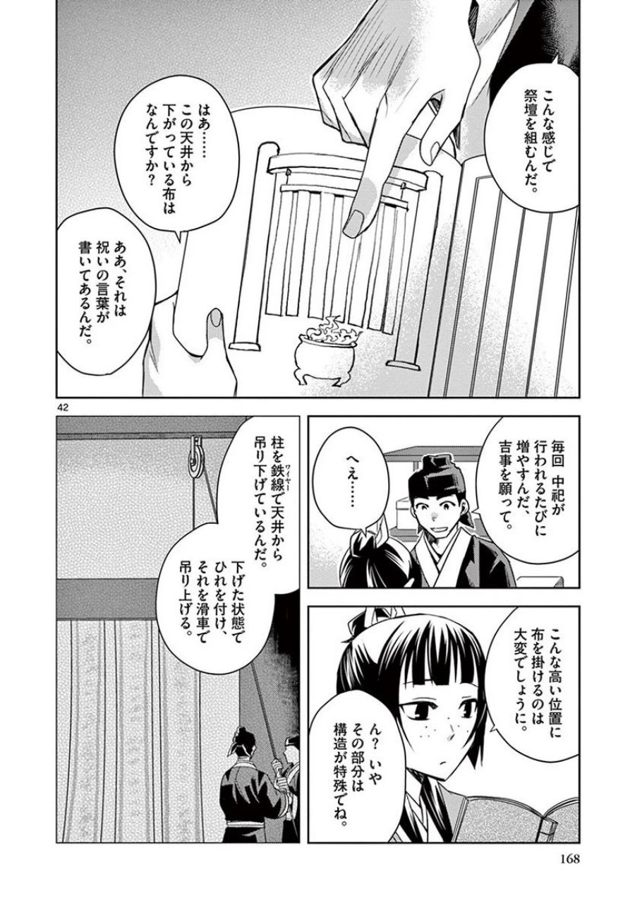 薬屋のひとりごと~猫猫の後宮謎解き手帳~ 第22話 - Trang 42