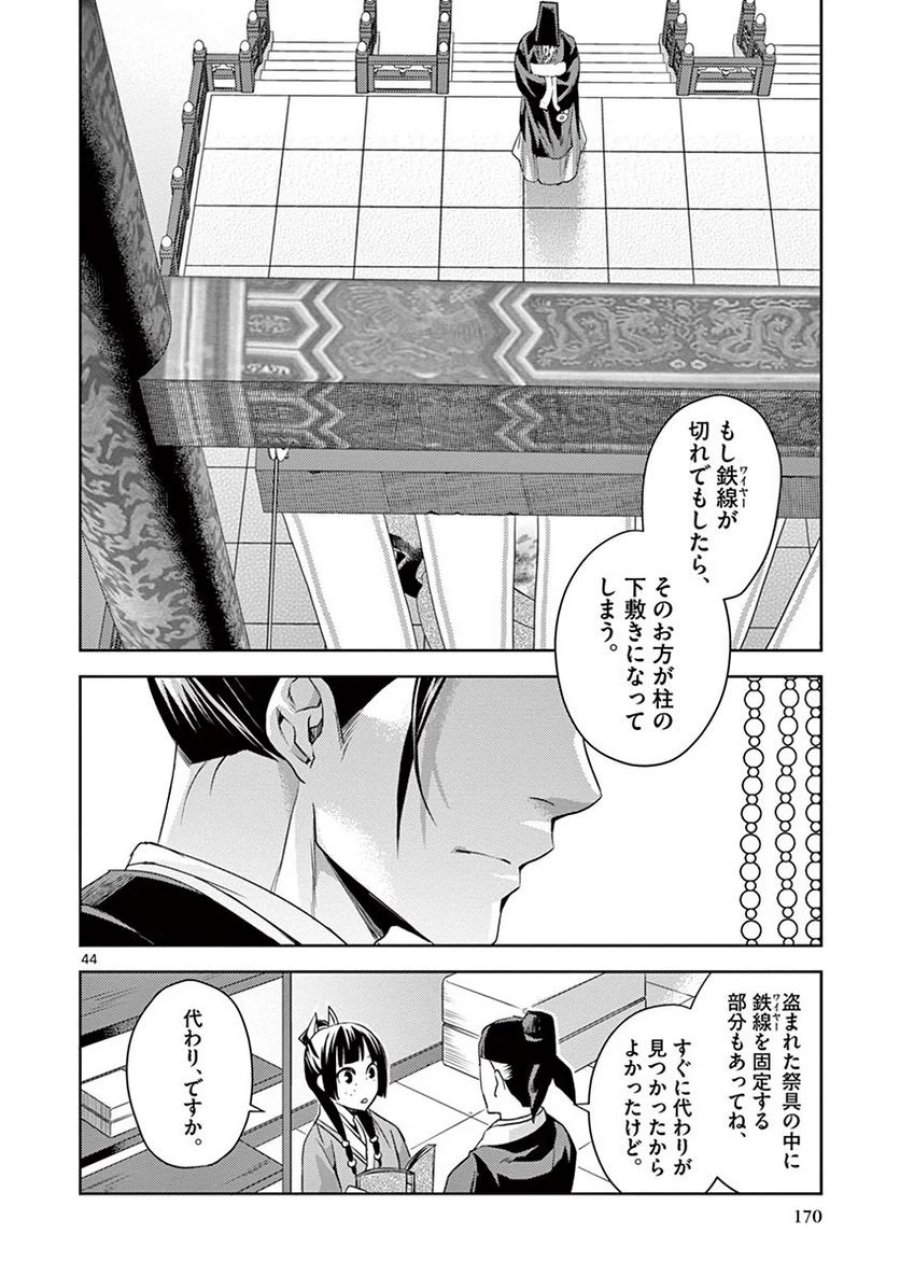 薬屋のひとりごと~猫猫の後宮謎解き手帳~ 第22話 - Trang 44