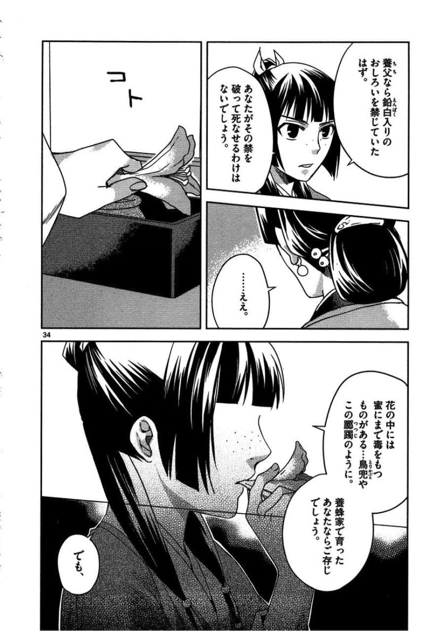 薬屋のひとりごと~猫猫の後宮謎解き手帳~ 第11話 - Trang 34