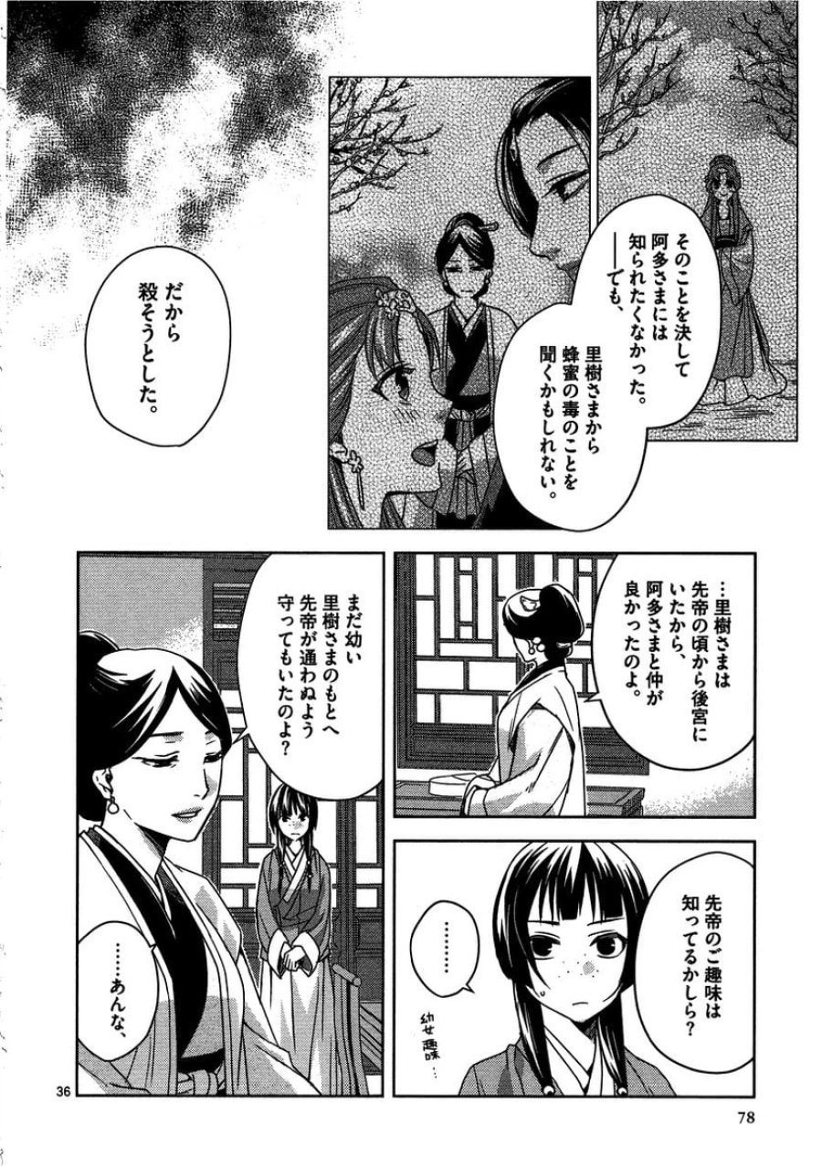 薬屋のひとりごと~猫猫の後宮謎解き手帳~ 第11話 - Trang 36