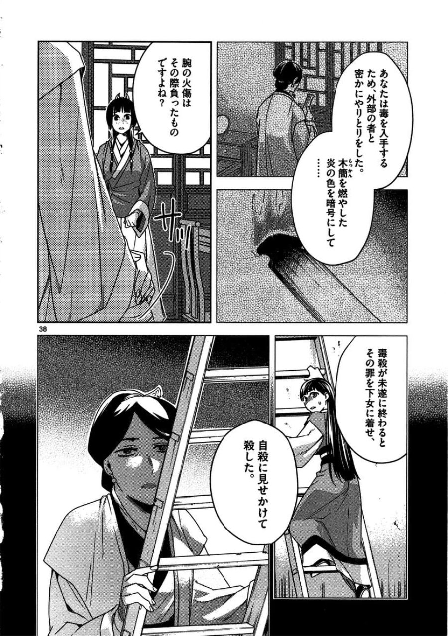 薬屋のひとりごと~猫猫の後宮謎解き手帳~ 第11話 - Trang 38
