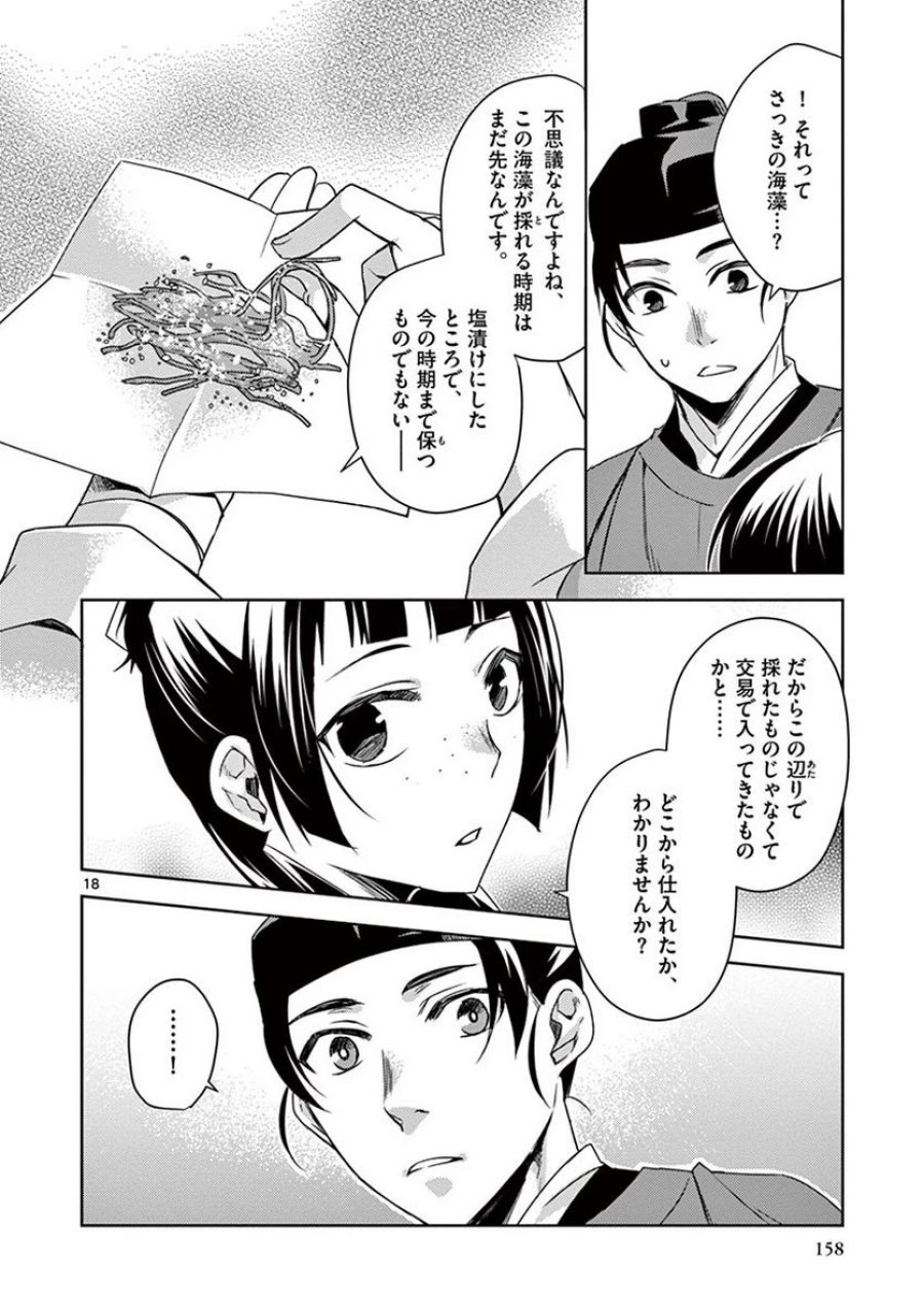 薬屋のひとりごと~猫猫の後宮謎解き手帳~ 第18話 - Trang 18
