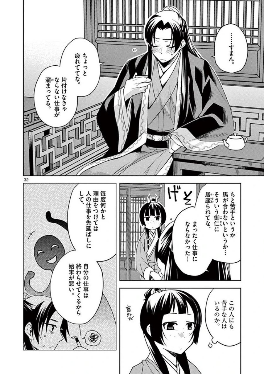 薬屋のひとりごと~猫猫の後宮謎解き手帳~ 第18話 - Trang 32