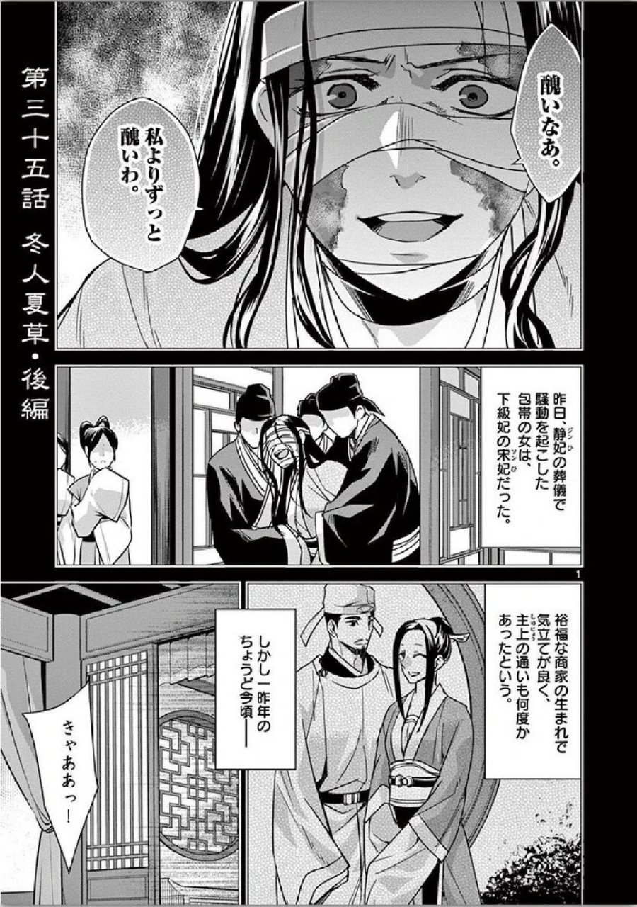 薬屋のひとりごと~猫猫の後宮謎解き手帳~ 第35話 - Trang 1