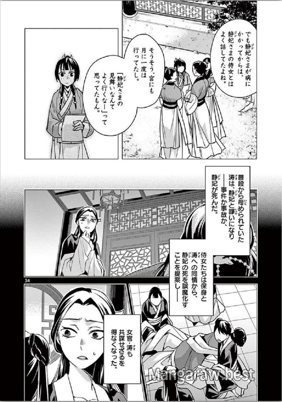 薬屋のひとりごと~猫猫の後宮謎解き手帳~ 第35話 - Trang 34