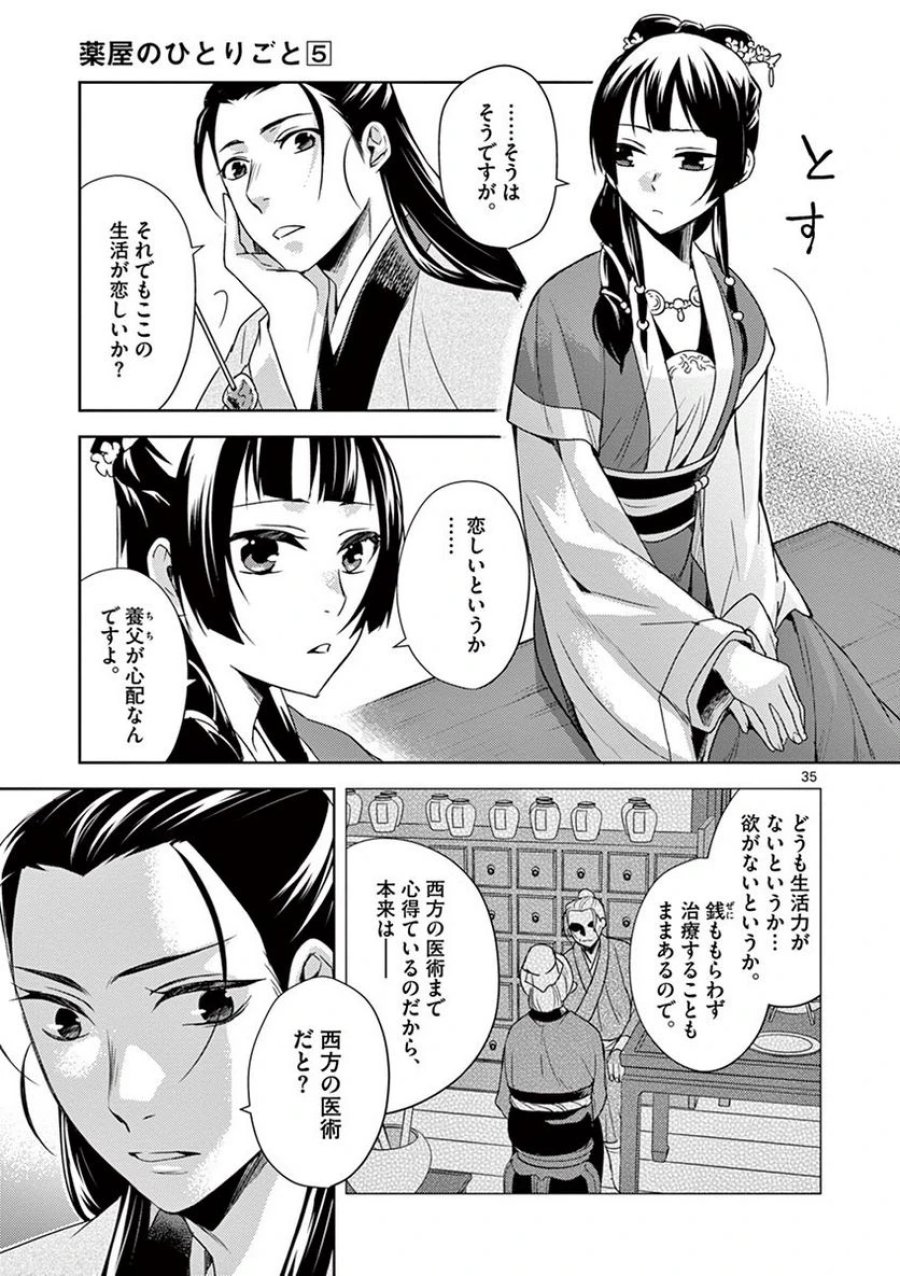 薬屋のひとりごと~猫猫の後宮謎解き手帳~ 第20話 - Trang 35