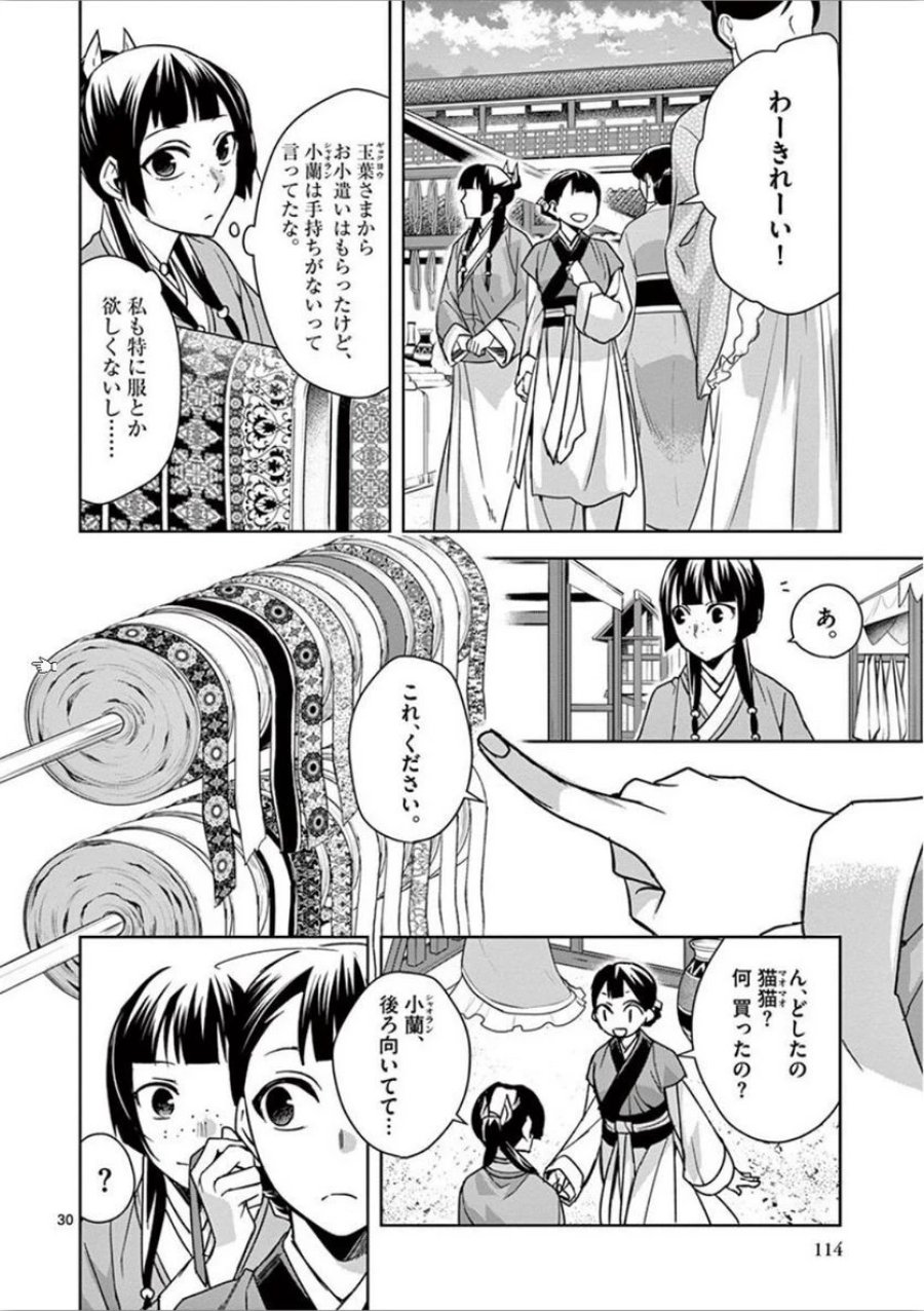 薬屋のひとりごと~猫猫の後宮謎解き手帳~ 第32話 - Trang 30