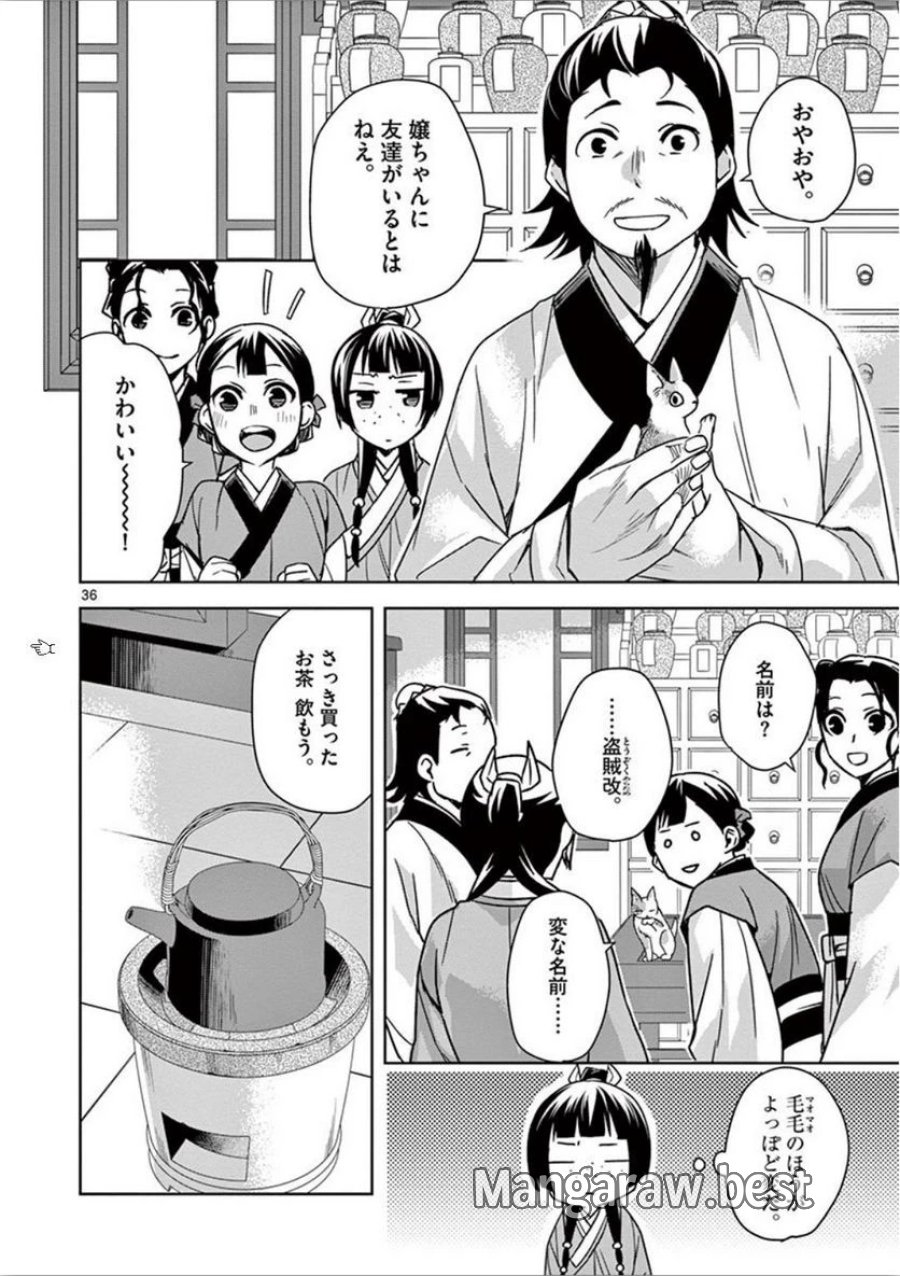 薬屋のひとりごと~猫猫の後宮謎解き手帳~ 第32話 - Trang 36