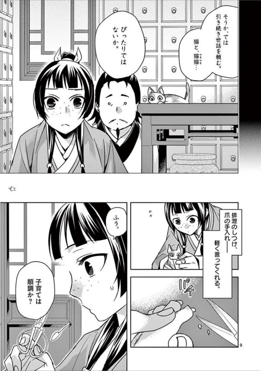 薬屋のひとりごと~猫猫の後宮謎解き手帳~ 第32話 - Trang 9