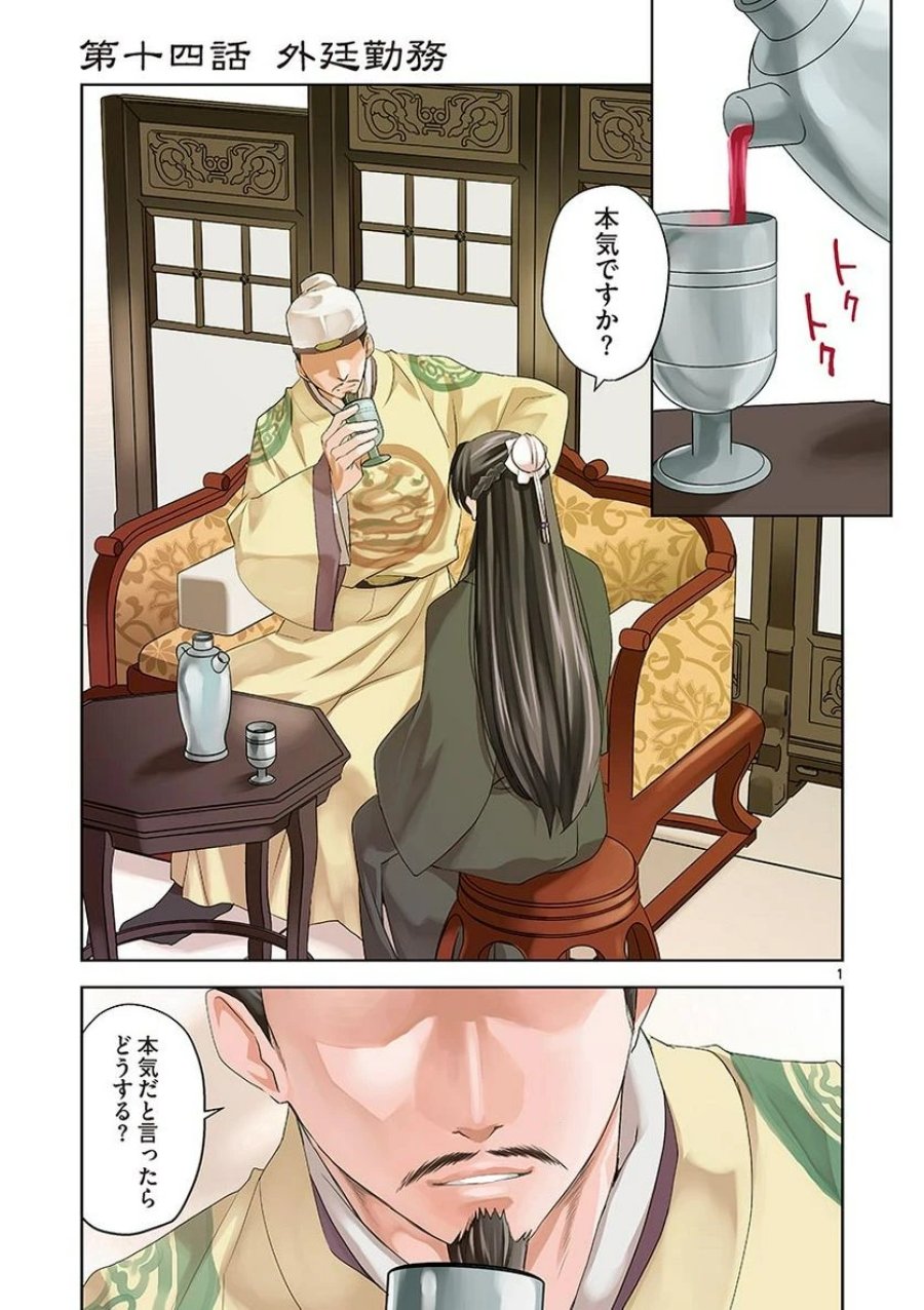 薬屋のひとりごと~猫猫の後宮謎解き手帳~ 第14話 - Trang 1