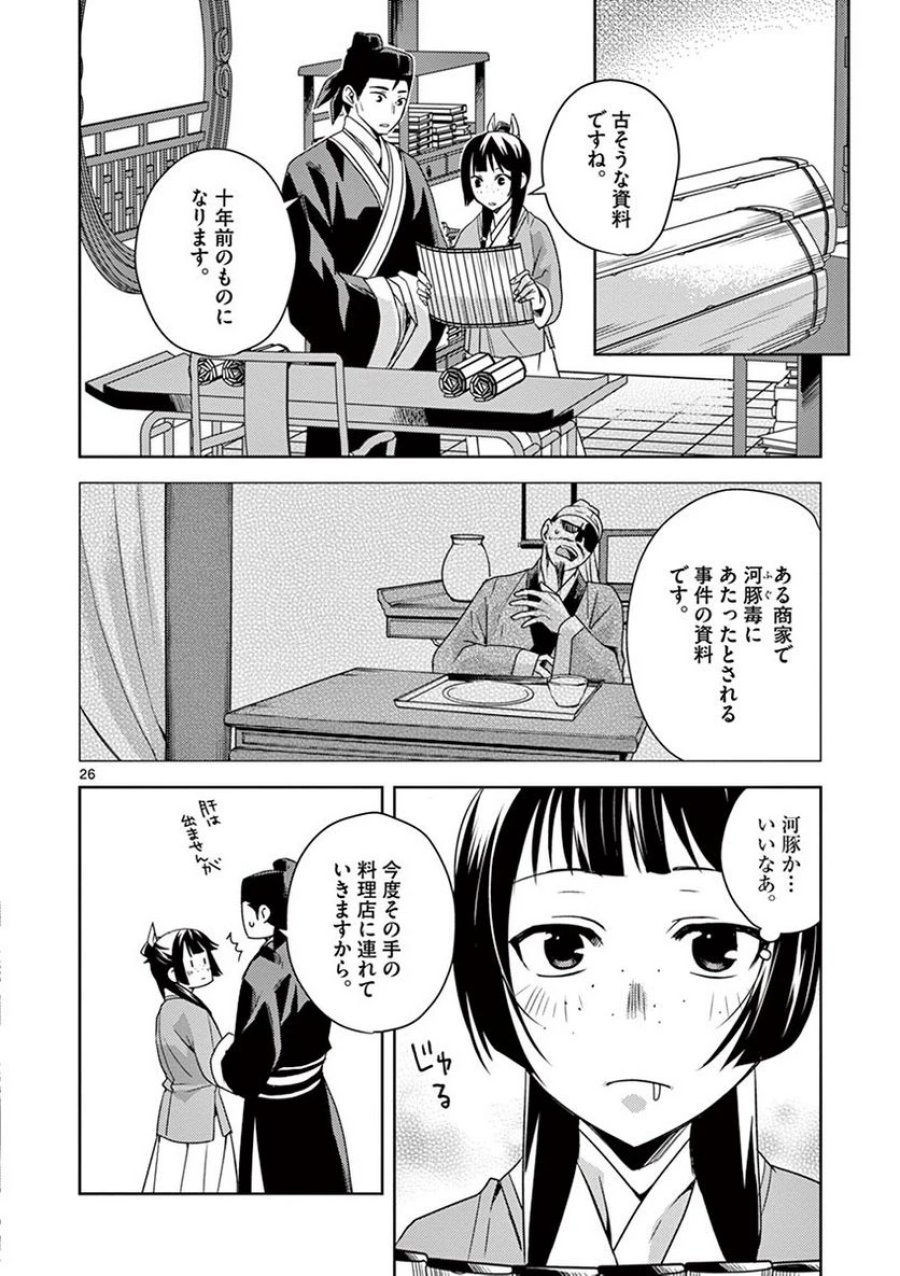 薬屋のひとりごと~猫猫の後宮謎解き手帳~ 第17話 - Trang 26