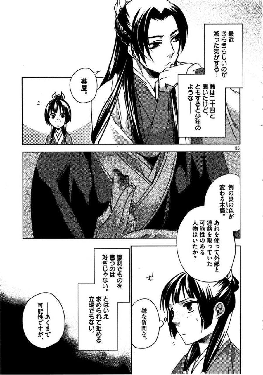 薬屋のひとりごと~猫猫の後宮謎解き手帳~ 第10話 - Trang 35