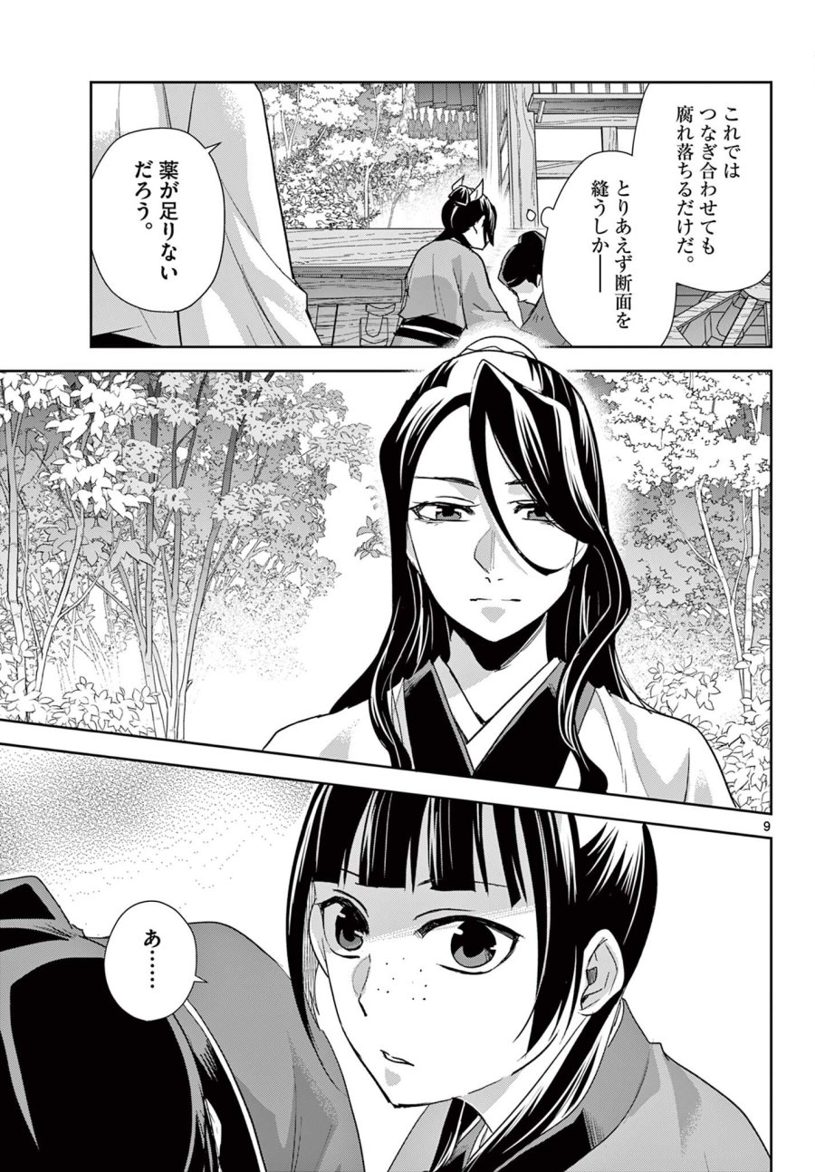 薬屋のひとりごと～猫猫の後宮謎解き手帳～ The Apothecarys Monologue (KURATA Minoji) 第101.1話 - Page 9