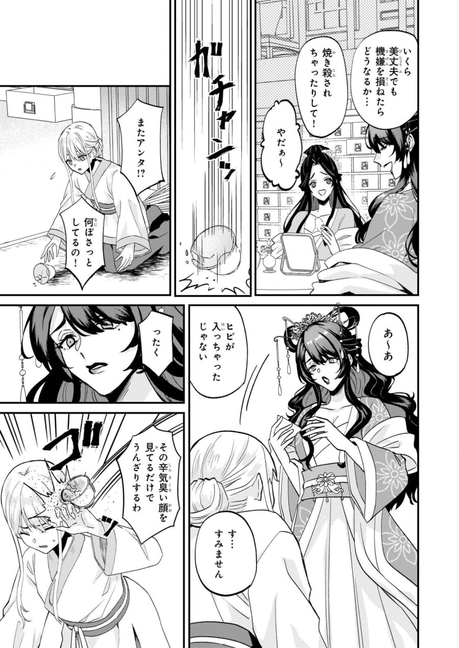 いずれ傾国悪女と呼ばれる宮女は、冷帝の愛し妃 第1話 - Page 24