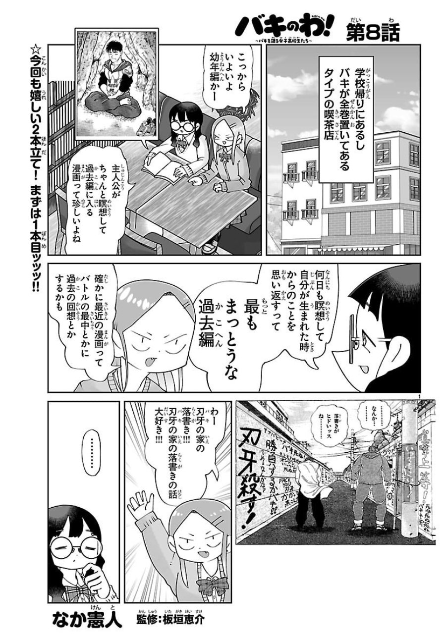 バキのわ!～バキを語る女子高校生たち～ 第8話 - Page 1