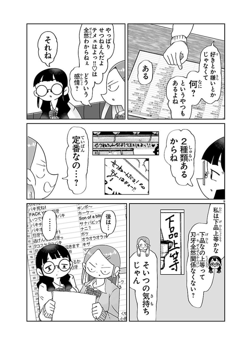 バキのわ!～バキを語る女子高校生たち～ 第8話 - Page 9