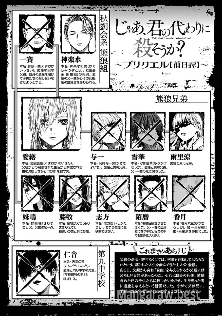 じゃあ、君の代わりに殺そうか? 第58.1話 - Page 2