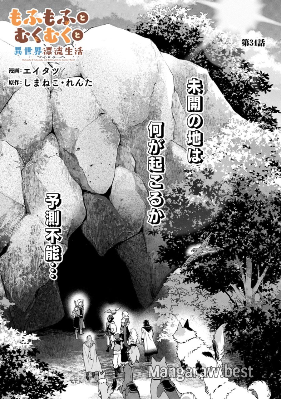 もふもふとむくむくと異世界漂流生活 第34.1話 - Page 1
