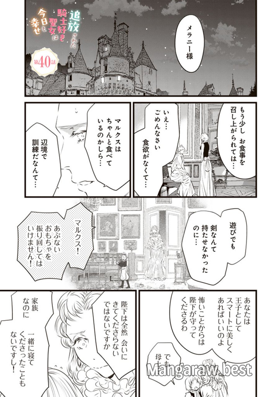 追放された騎士好き聖女は今日も幸せ: 真の聖女らしい義妹をいじめたという罪で婚約破棄されたけど、憧れの騎士団の寮で働けることになりました！ 第40話 - Trang 1