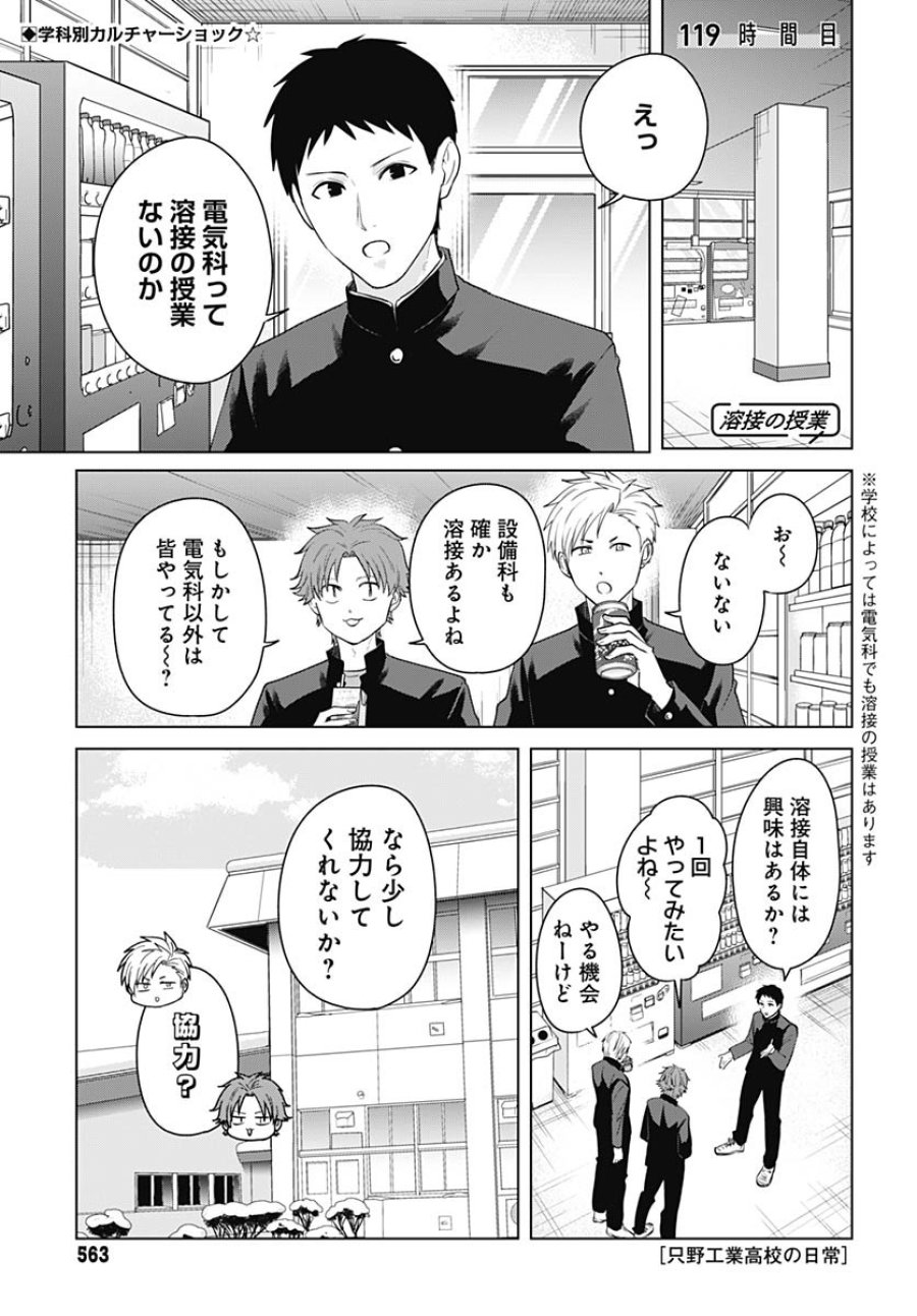 只野工業高校の日常 第119話 - Trang 1
