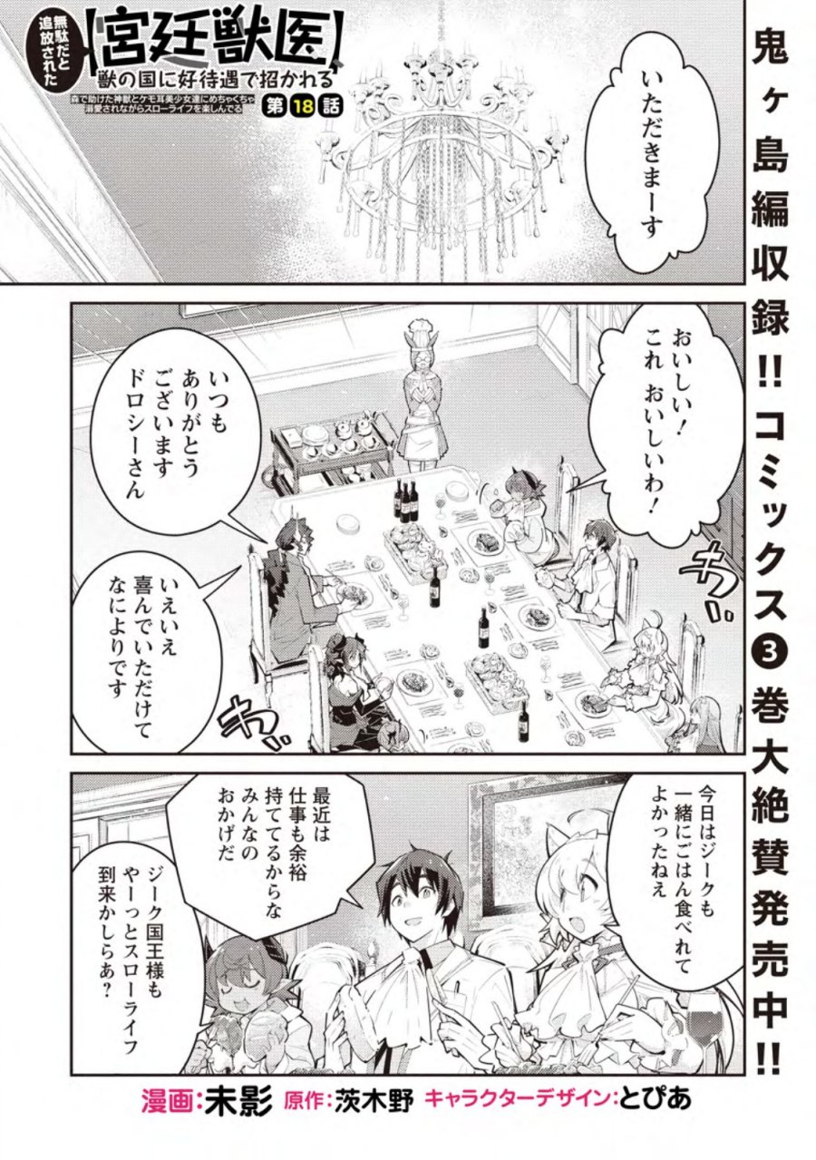 無駄だと追放された【宮廷獣医】、獣の国に好待遇で招かれる 第18.1話 - Page 1