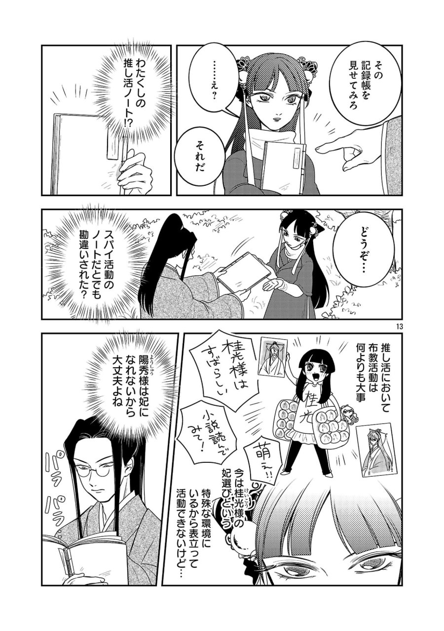 康和国花宮伝～悪役姫に転生したようですが、推し活に忙しいのでお役御免させていただきます～ 第7話 - Trang 15