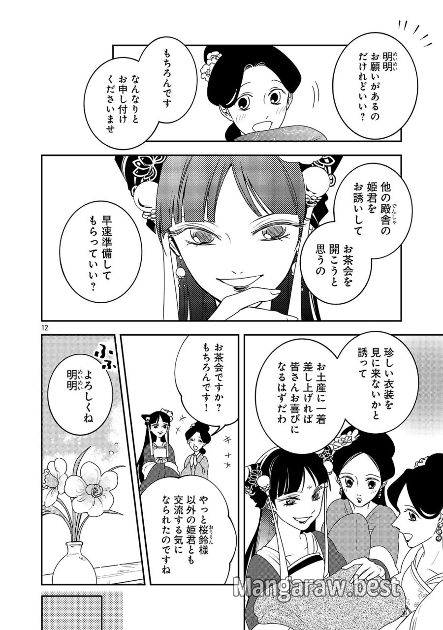 康和国花宮伝～悪役姫に転生したようですが、推し活に忙しいのでお役御免させていただきます～ 第8話 - Page 12